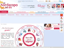 Tablet Screenshot of mi-horoscopo-del-dia.com